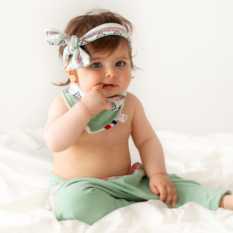 Bavoir bandana Rhéane.