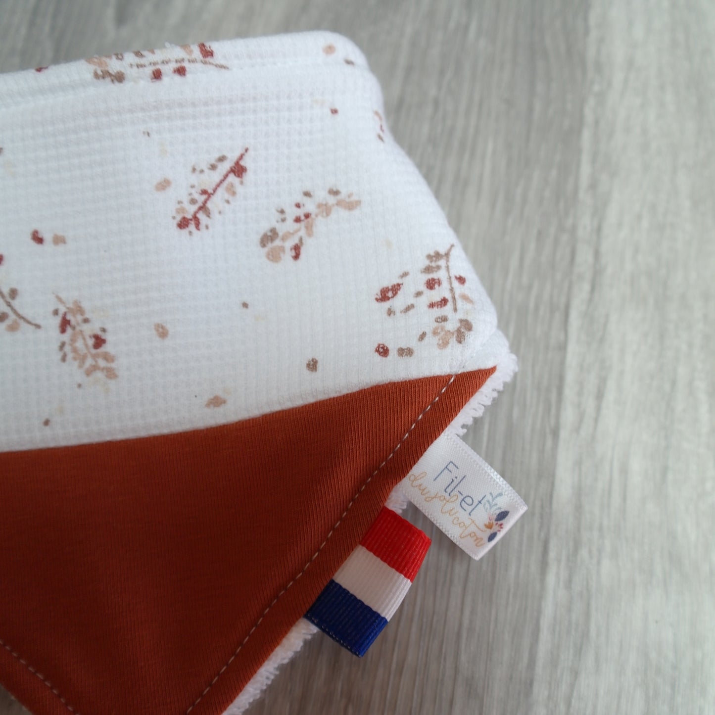 Bavoir bandana Philomène