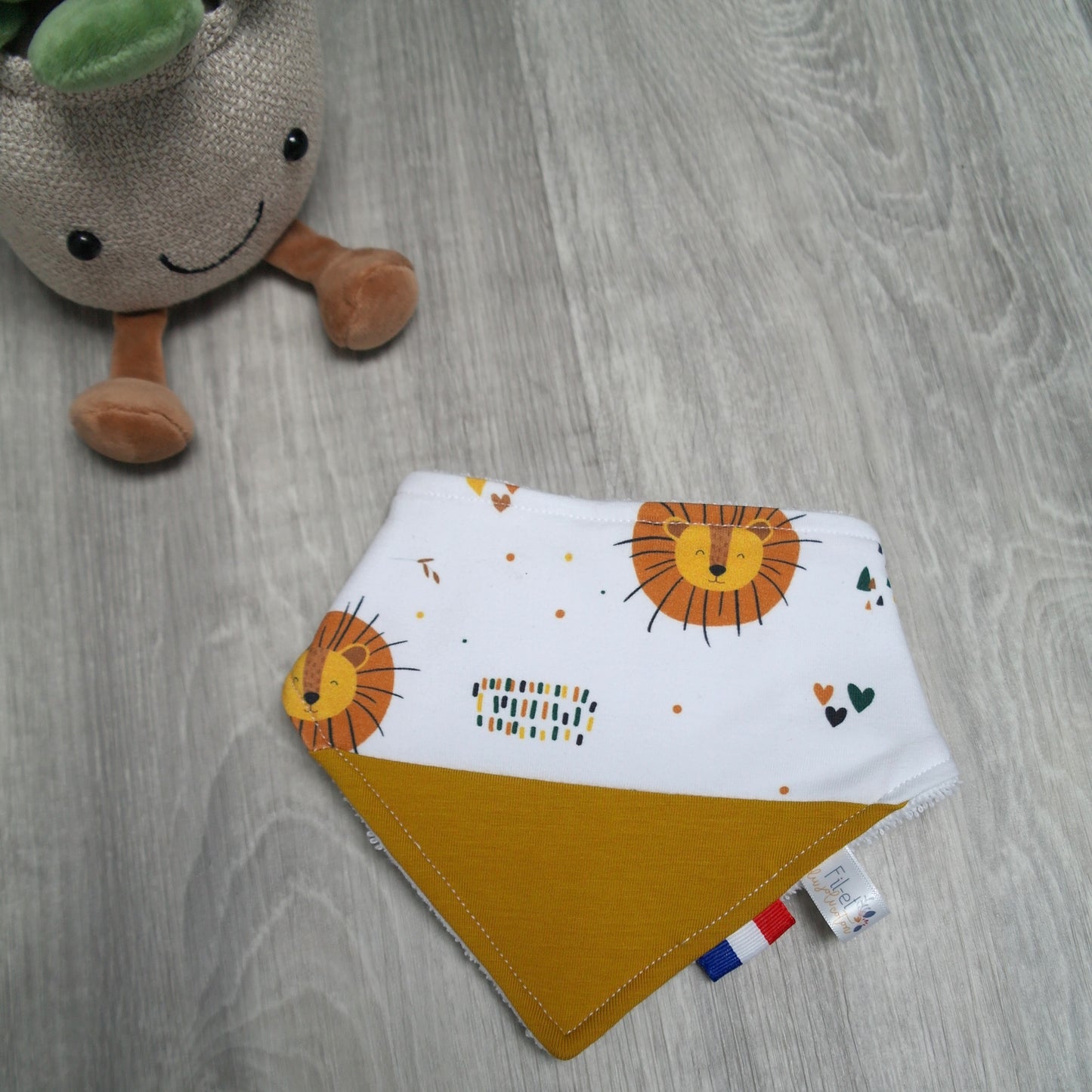 Bavoir bandana Lucien.